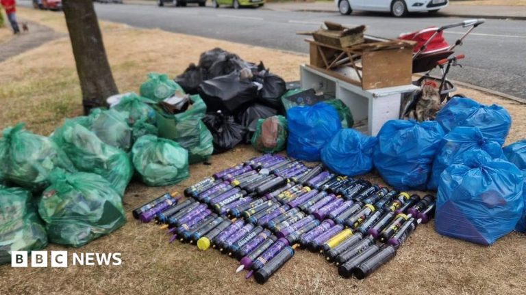 ‘Off the scale’ haul of nitrous oxide cans found
