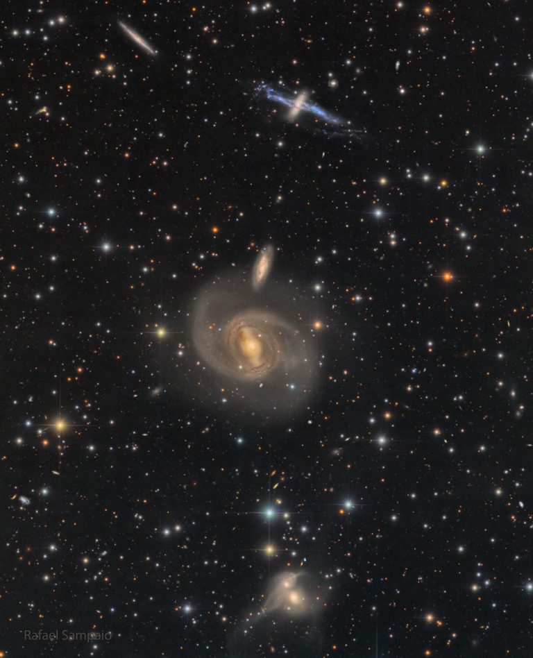 APOD: 2026 August 10 – Three Galaxy Pairs