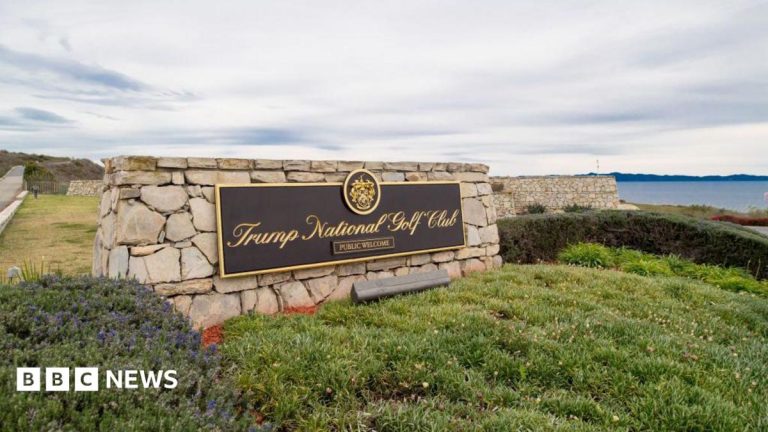 Armed man arrested near Trump’s golf course ahead of president’s visit