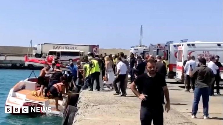 Boat carrying some 270 people capsizes off northern Cyprus