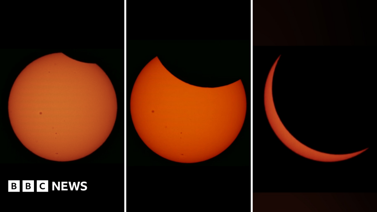 Builder with own observatory captures solar eclipse