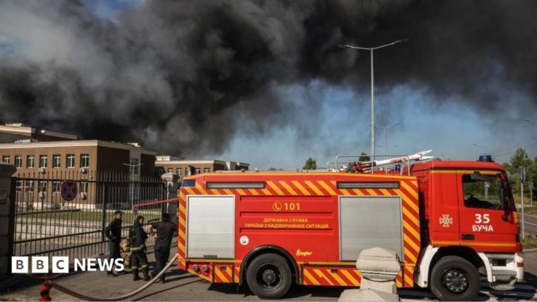 Deadly strike on Kyiv warehouse prompts evacuations