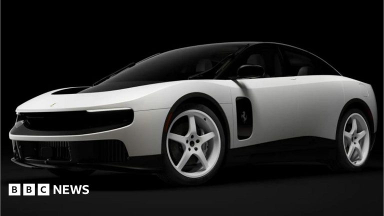 Ferrari’s first ever electric car sold for record $40m at auction