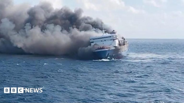 Five dead, 41 missing, after Indonesia ferry catches fire
