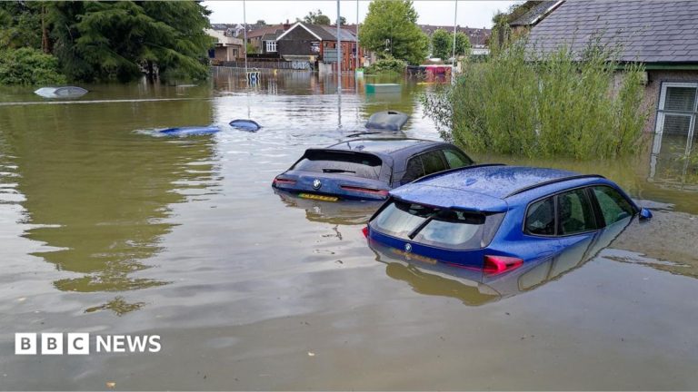 Flash flooding risk as heavy rain hits UK