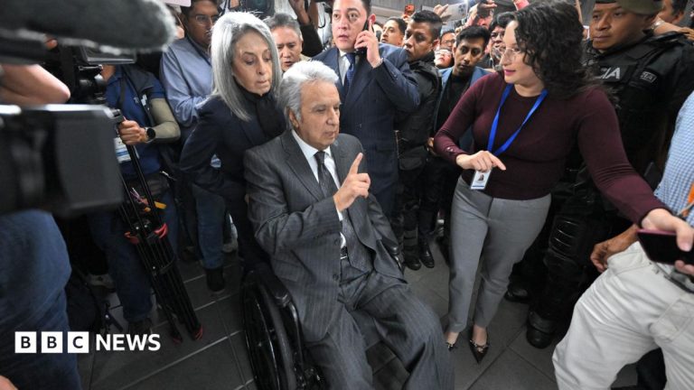 Former Ecuadorian president imprisoned for corruption