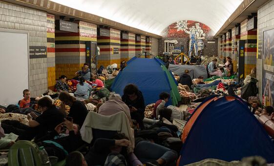Humanitarian aid warehouses come under attack in Ukraine