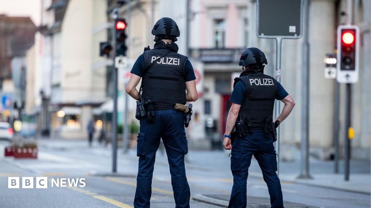 Manhunt after one killed and five injured in Swiss shooting, police say