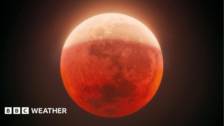 Moon set to turn red as rare partial lunar eclipse graces UK skies