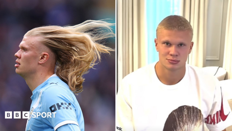 ‘New season, new trim’ – Haaland reveals buzzcut