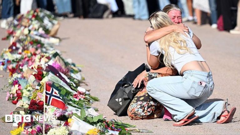 Norwegians lay flowers at palace as King Harald’s condition worsens