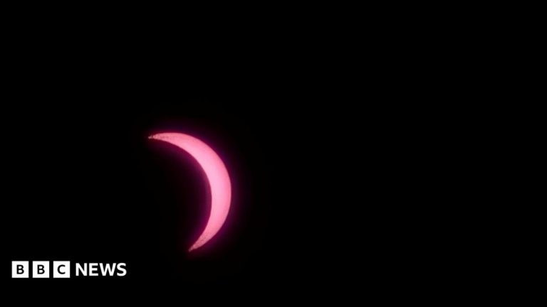 Photos show rare solar eclipse in Yorkshire