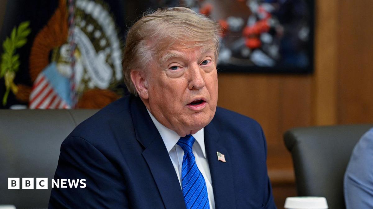 Trump says he is cancelling strikes on Iran subject to deal being made ‘rapidly’