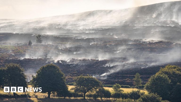 Welsh county becomes global hotspot for carbon emissions after wildfires