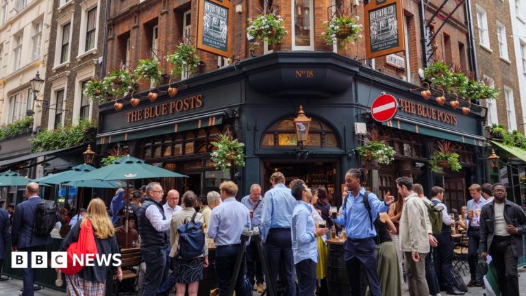 Why there is a row about standing up while drinking in central London