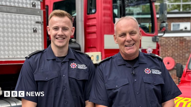 ‘Adrenaline got us through New Forest wildfire’