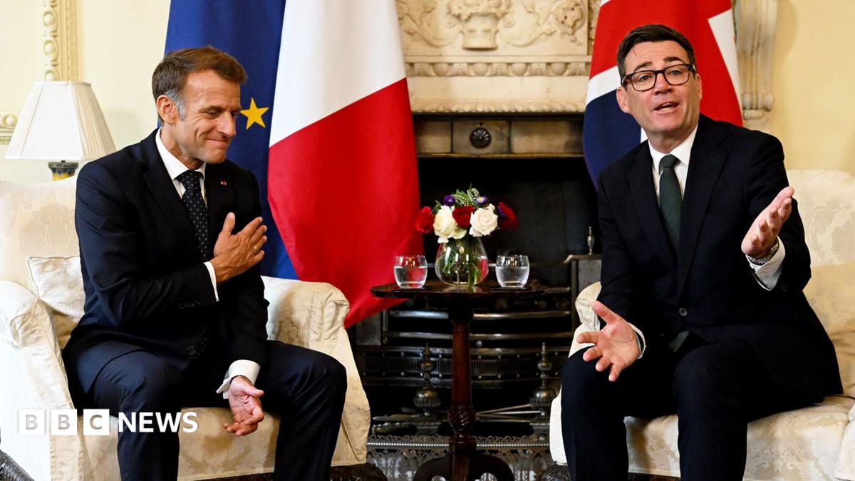 Burnham and Macron discuss small boats and bringing UK closer to Europe