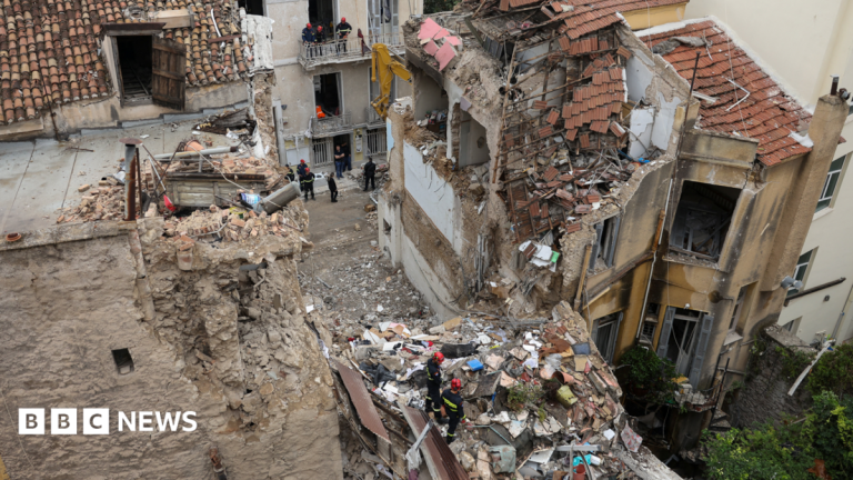 British national among six dead in building explosion close to Acropolis in Athens