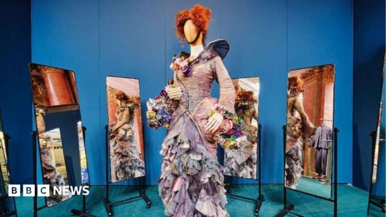 Costume exhibition celebrates 50 years of city’s ‘spaceship-like’ theatre
