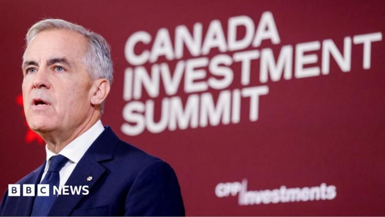 Data centres and pipelines up for grabs as Carney pitches Canada to investment giants