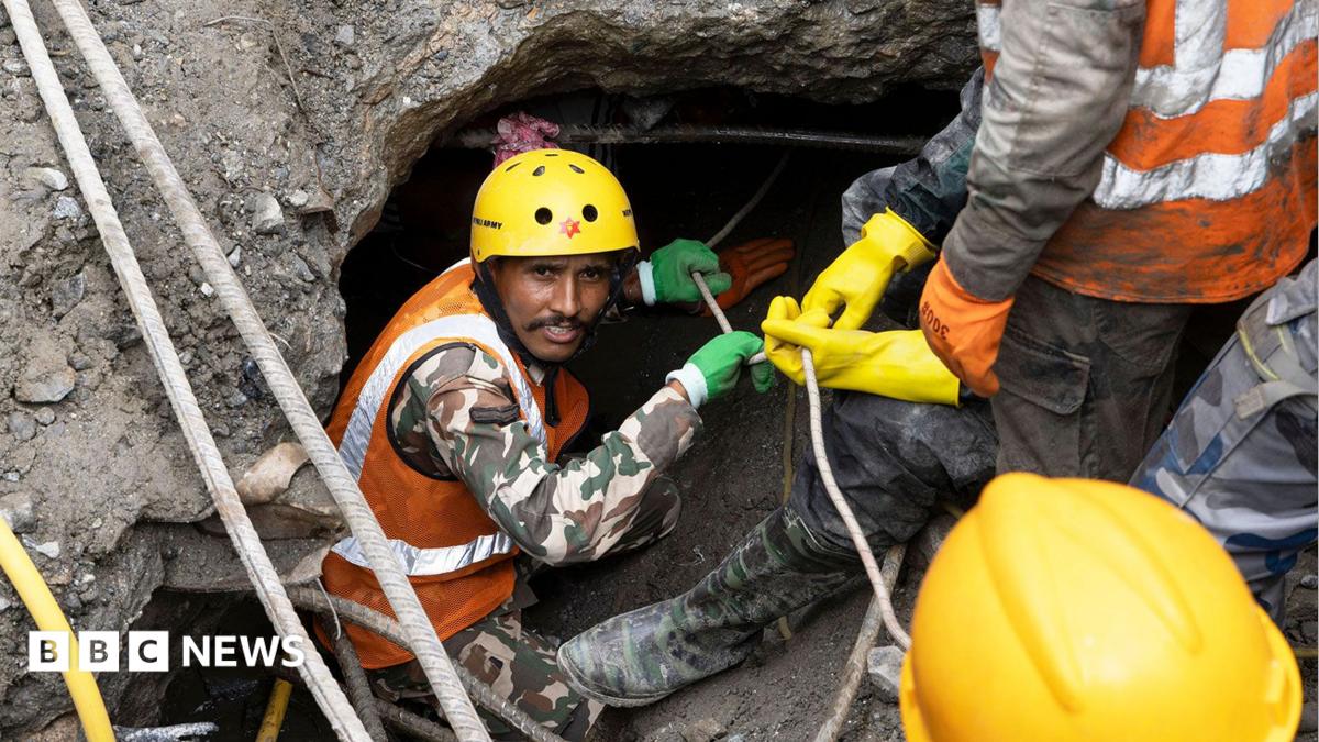 ‘Layer upon layer of miracles’ to find tunnel survivors, Nepal rescue adviser tells BBC