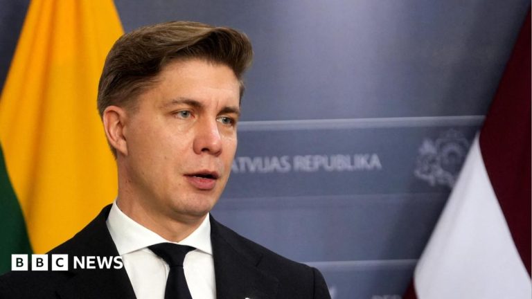 Lithuania ready to ‘fight back’ but has evacuation plans in face of Russia threats, PM tells BBC