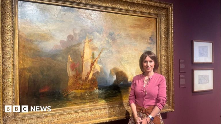 Odyssey painting goes on show at city art gallery