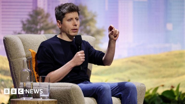 OpenAI boss says world ‘right to be afraid’ but ‘should trust’ AI firms