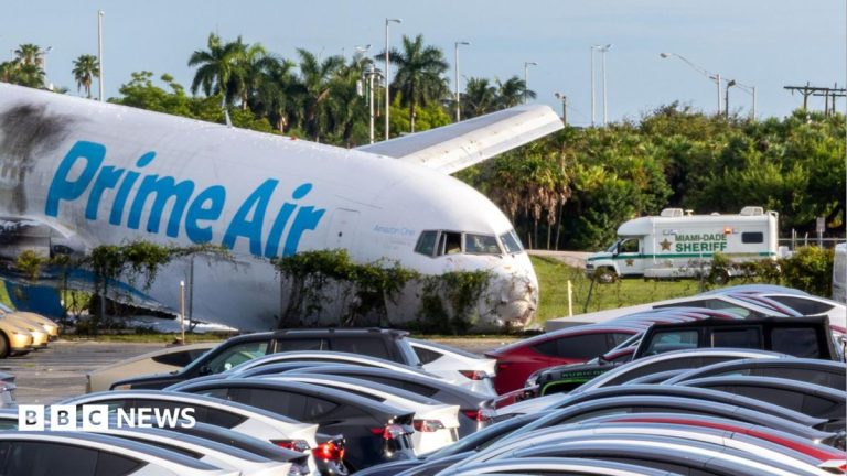 Probe begins into why Amazon cargo plane overran Miami runway