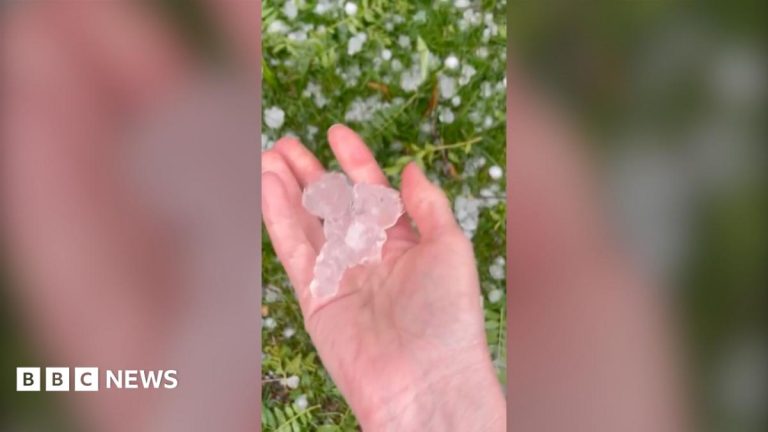 ‘So scary’: massive hail and torrential rain causes chaos in Toronto