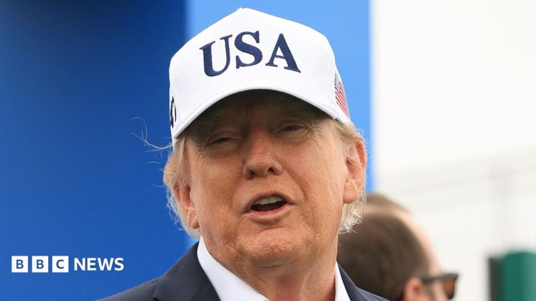 Trump doubles down on united Ireland comments on day two of visit