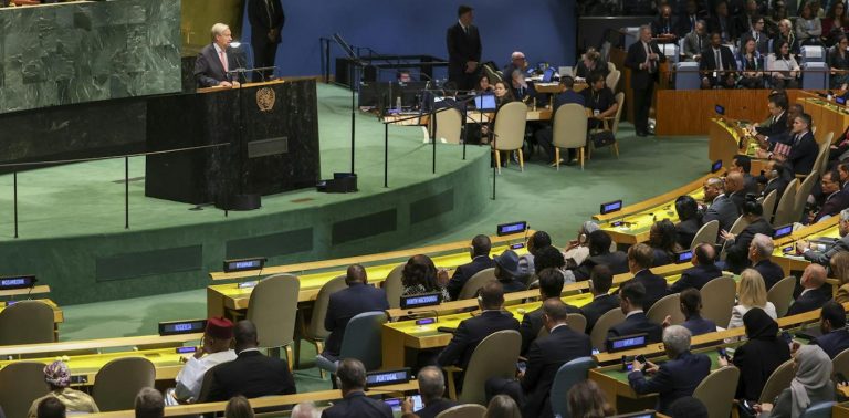 UN chief says world’s biggest problem is the changing way power is used – Donald Trump’s speech confirms his diagnosis