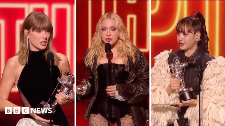Watch: Madonna and Taylor Swift win big at the MTV VMAs