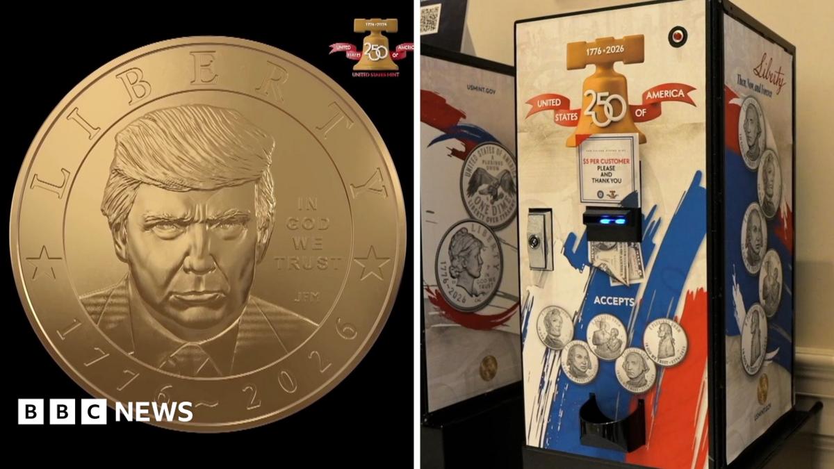 Watch: Trump $1 commemorative coin goes on sale