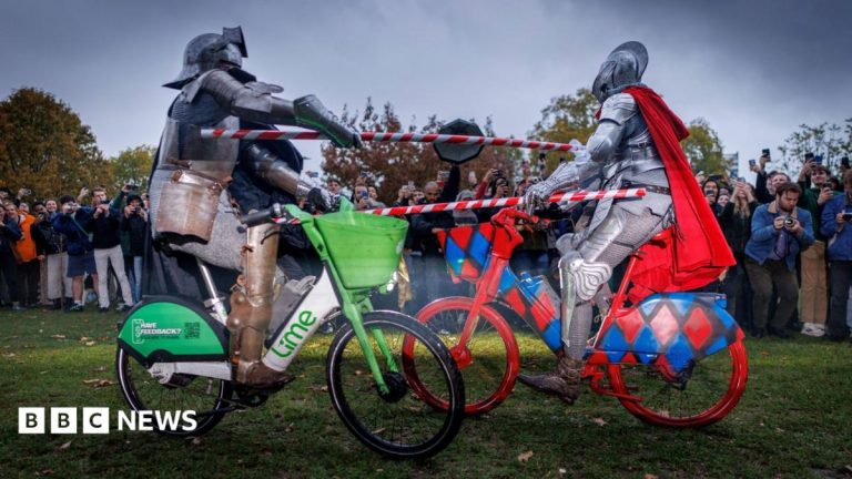 Bikes ‘not for jousting,’ says Lime after duel video