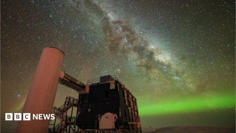 ‘Ghost particles’ from space telescope wins physics Nobel