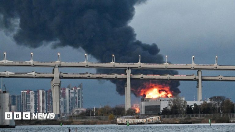 Oil facilities hit in deadly overnight attack on St Petersburg