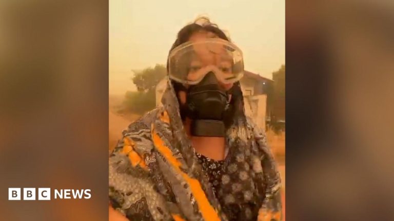 Watch: Orange haze blankets Indonesia’s Kalimantan region