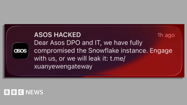What can I do to protect myself after ‘Asos hacked’ message?