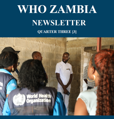 WHO Zambia Newsletter – 3rd Quarter 2026 (Jul- Sept)